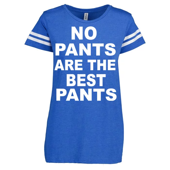 No Pants Are The Best Pants Funny Enza Ladies Jersey Football T-Shirt