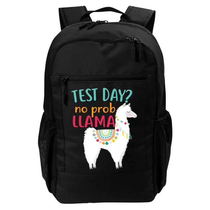 No Probllama Rock The Test Funny Daily Commute Backpack