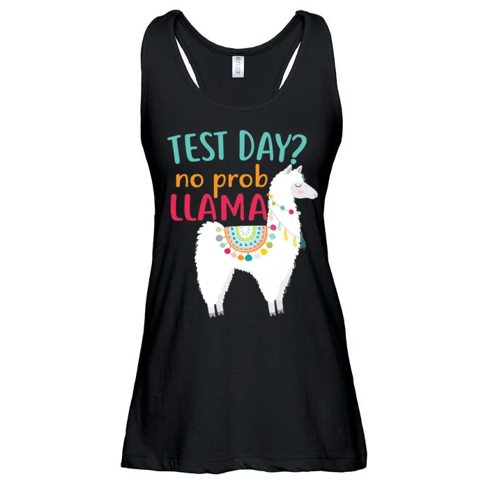 No Probllama Rock The Test Funny Ladies Essential Flowy Tank