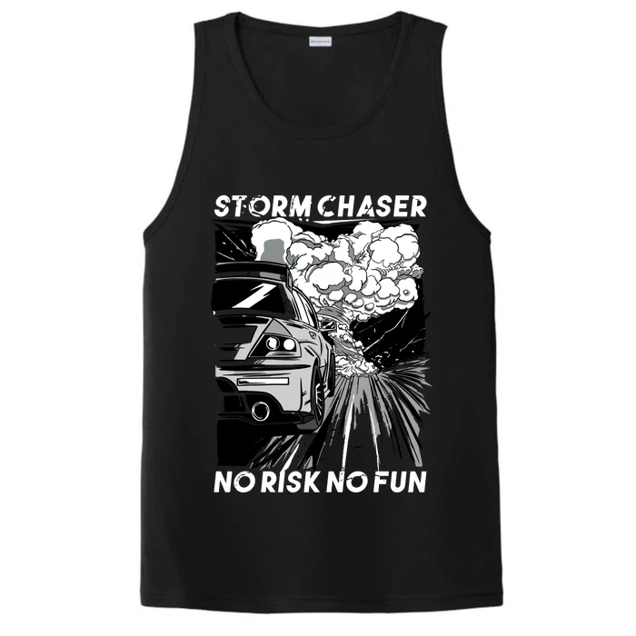 No Risk No Fun Car Racing Performance Tank