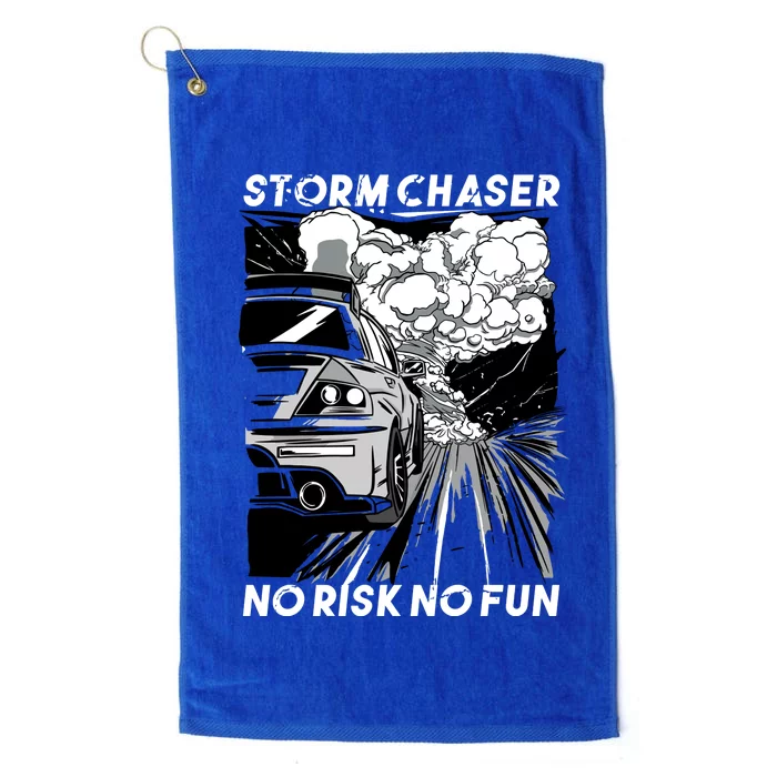 No Risk No Fun Car Racing Platinum Collection Golf Towel