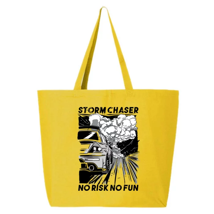 No Risk No Fun Car Racing 25L Jumbo Tote