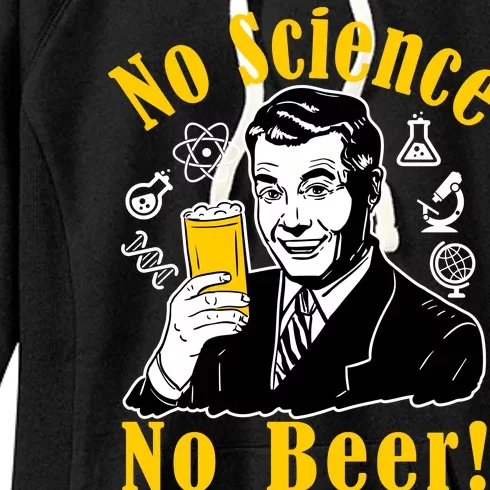 No Science No Beer - Beer Guy Science Logos Women's Fleece Hoodie