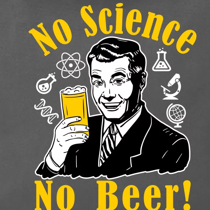 No Science No Beer - Beer Guy Science Logos Zip Tote Bag