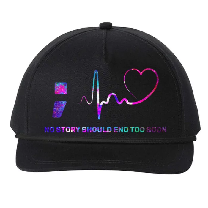 No Story Should End Too Soon Snapback Five-Panel Rope Hat