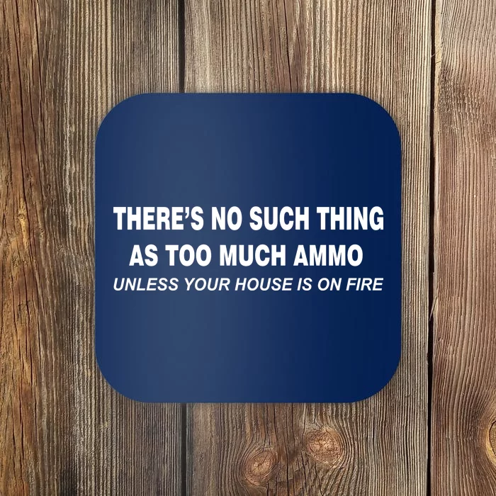 No Such Thing As Too Much Ammo House On Fire Coaster