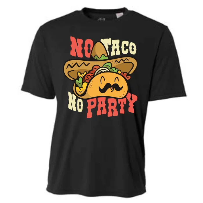 No Taco No Party Cooling Performance Crew T-Shirt