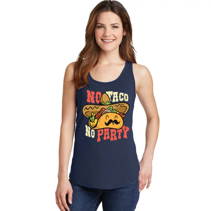 No Taco No Party Ladies Essential Tank