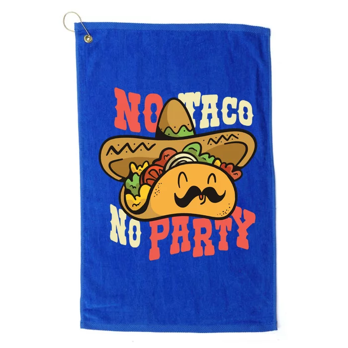 No Taco No Party Platinum Collection Golf Towel