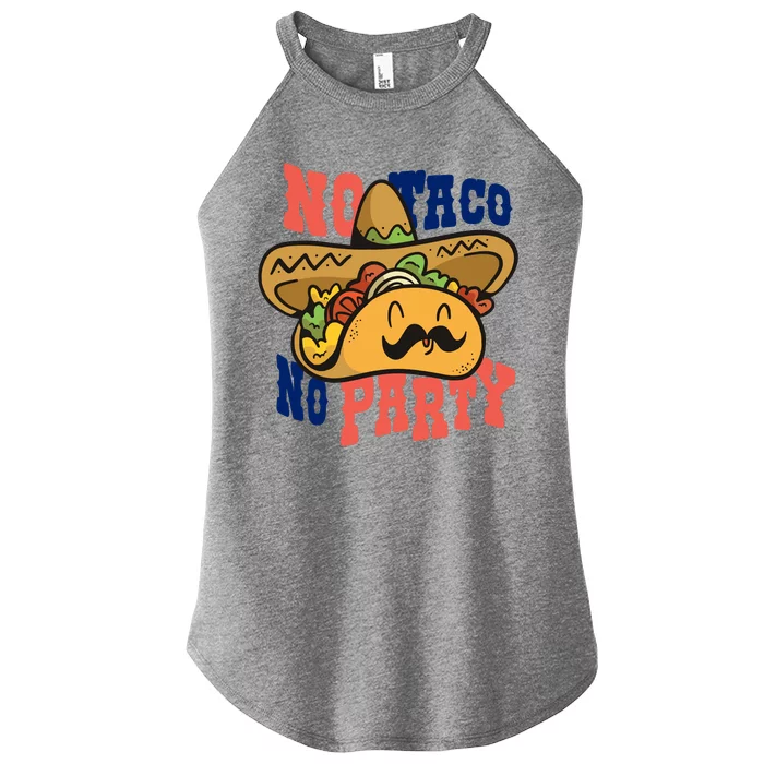 No Taco No Party Women’s Perfect Tri Rocker Tank