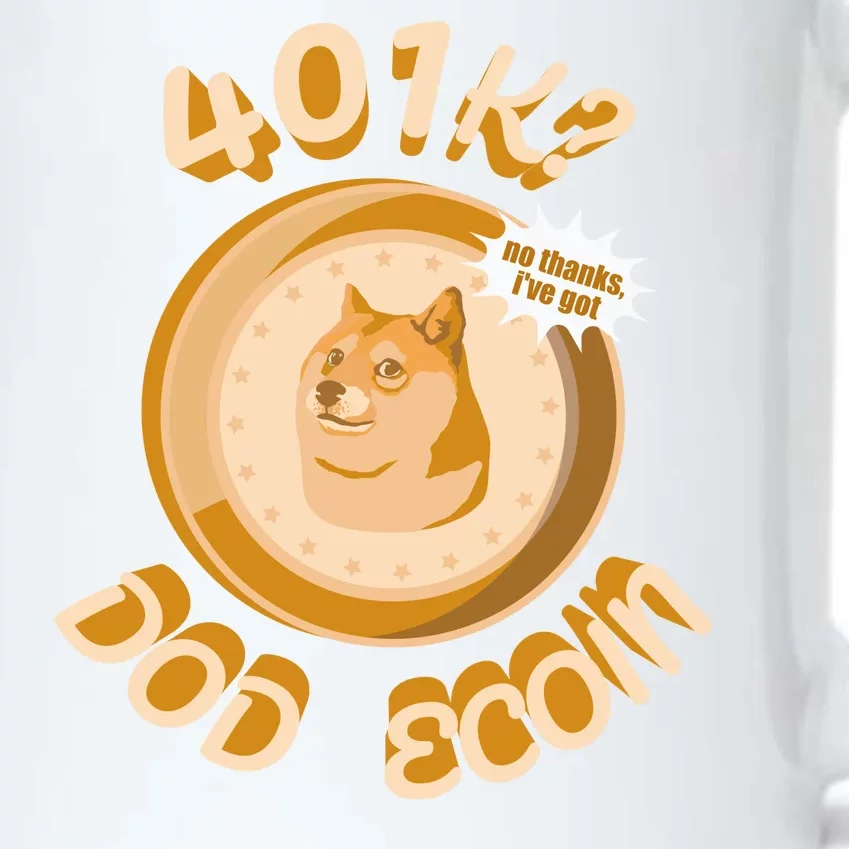 No Thanks I've Got Dogecoin Black Color Changing Mug