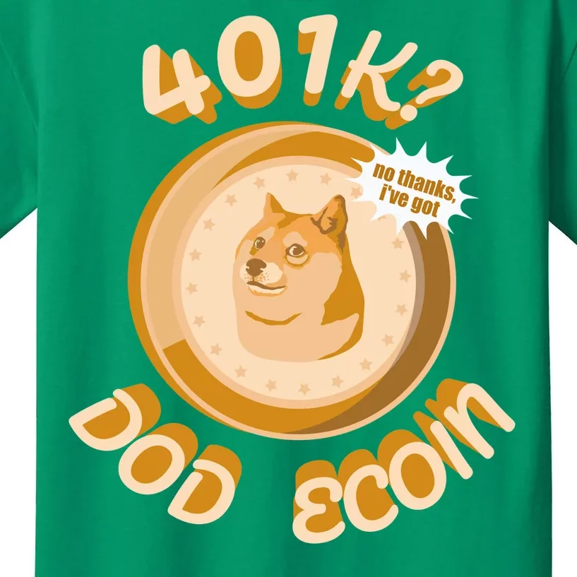 No Thanks I've Got Dogecoin Kids T-Shirt