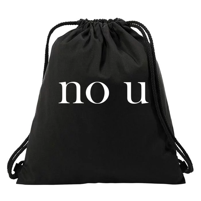 No U Meme Drawstring Bag