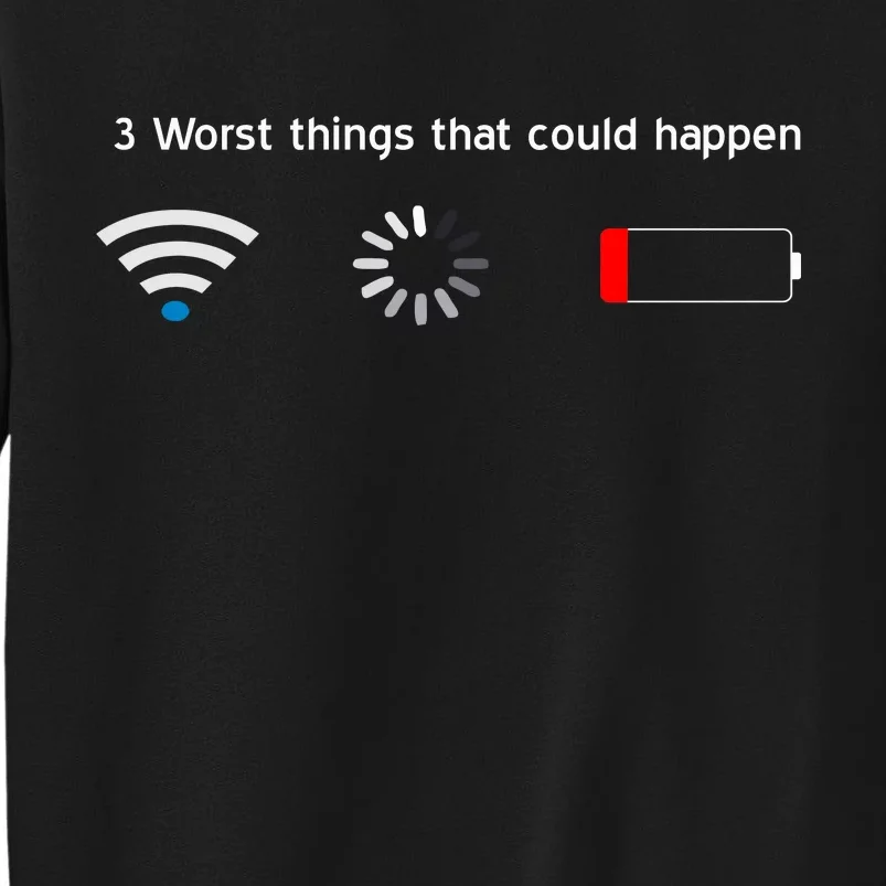 No WiFi No Battery Loading Geek Sweatshirt