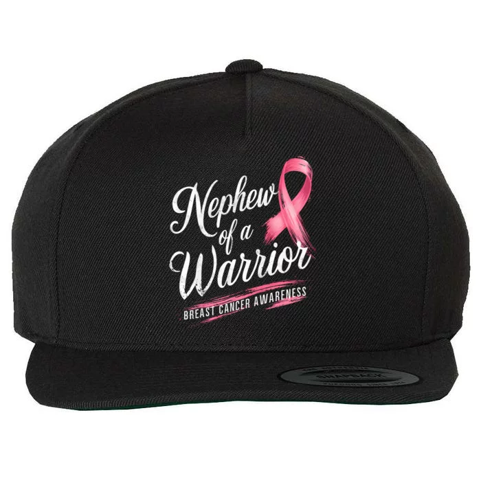 Nephew Of A Warrior Breast Cancer Awareness Wool Snapback Cap