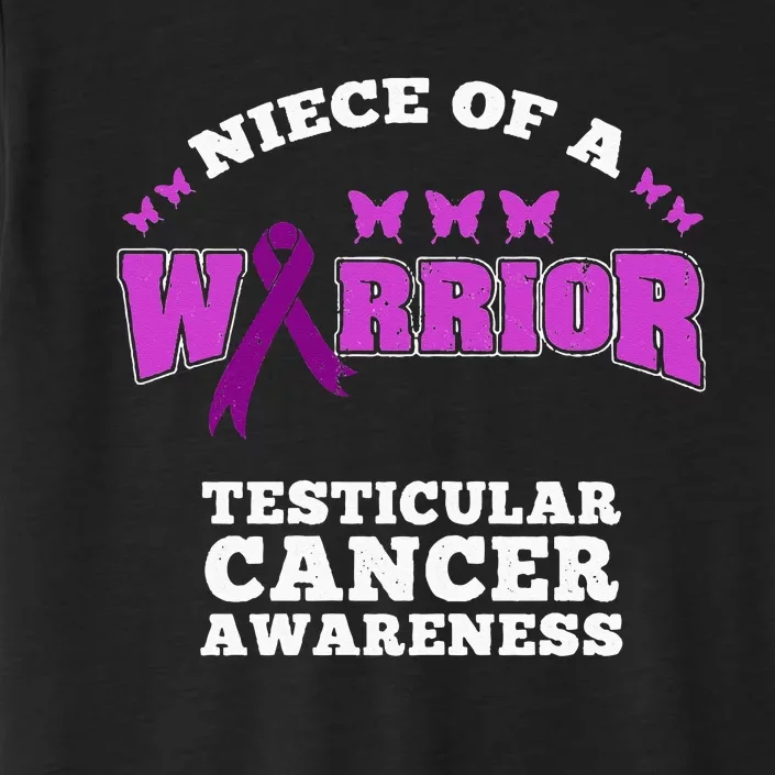 Niece Of A Warrior Testicular Cancer Awareness ChromaSoft Performance T-Shirt