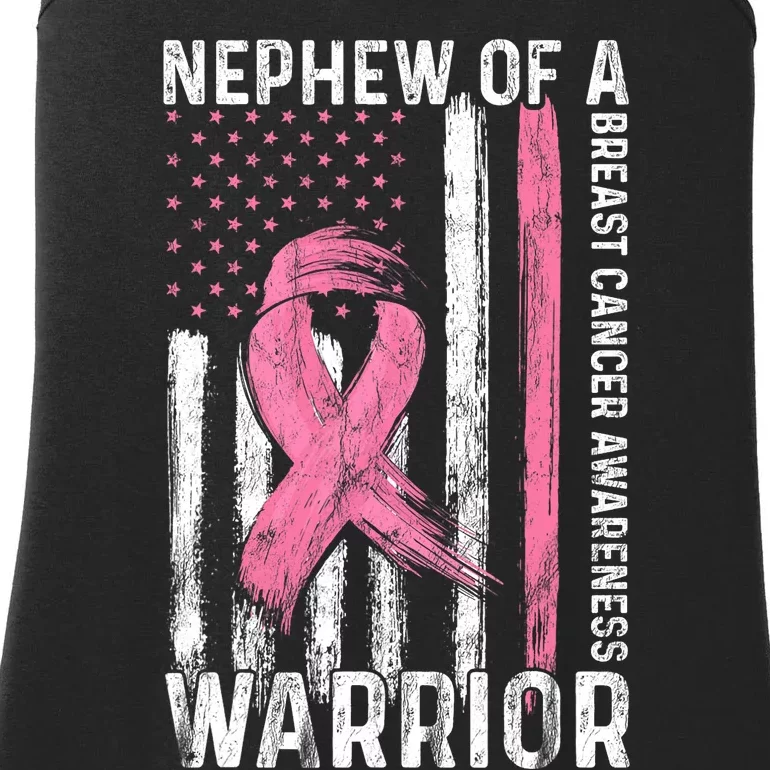 Nephew Of A Warrior Graphic Breast Cancer Awareness Month Ladies Essential Tank