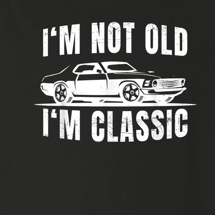 Not Old but Classic | Dad & Grandpa Oldtimer Car Gift Toddler Long Sleeve Shirt