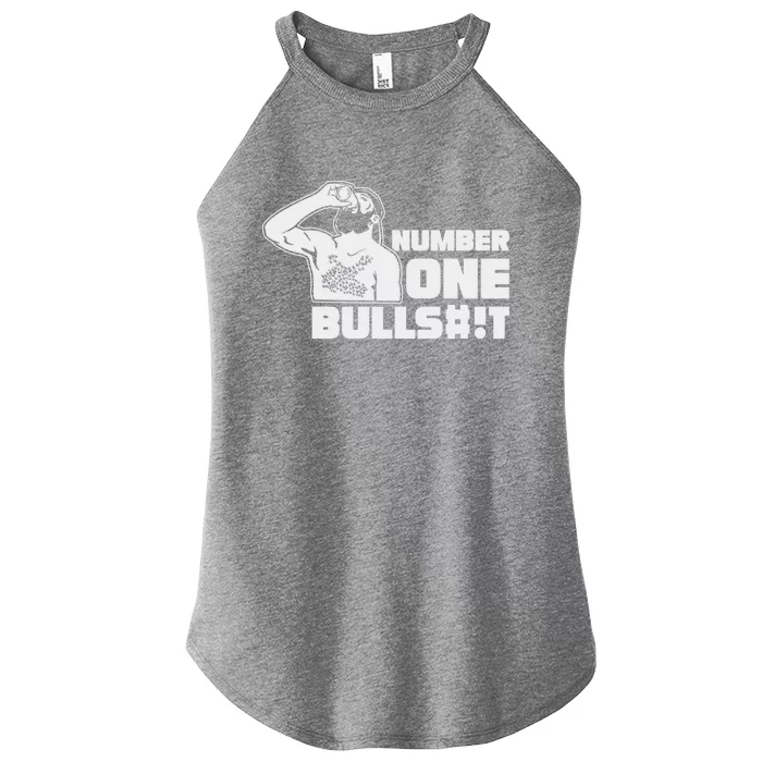 Number One Bullshit Women’s Perfect Tri Rocker Tank