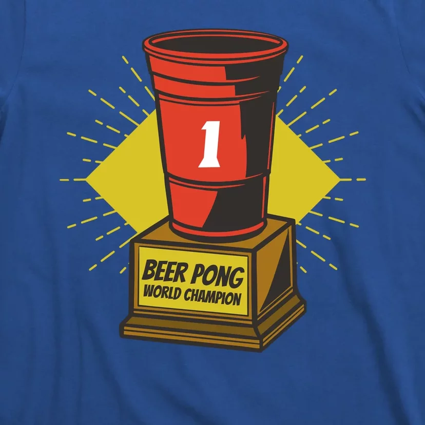 Number One Beer Pong Champion T-Shirt