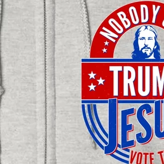 Nobody Can Trump Jesus Vote The Almighty Full Zip Hoodie