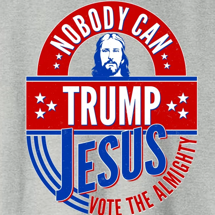 Nobody Can Trump Jesus Vote The Almighty Women's Crop Top Tee