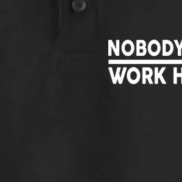 Nobody Cares Work Harder meme Dry Zone Grid Performance Polo