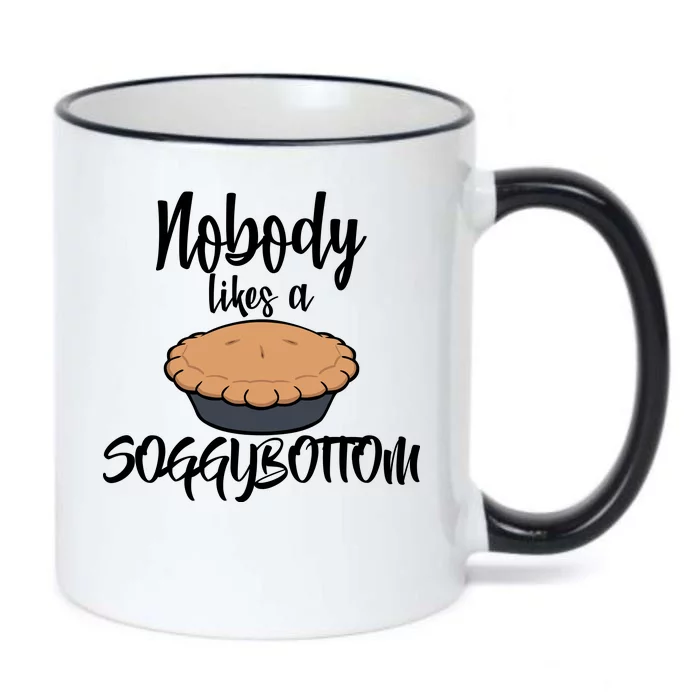 Nobody likes A Soggy Bottom Funny Baking Black Color Changing Mug