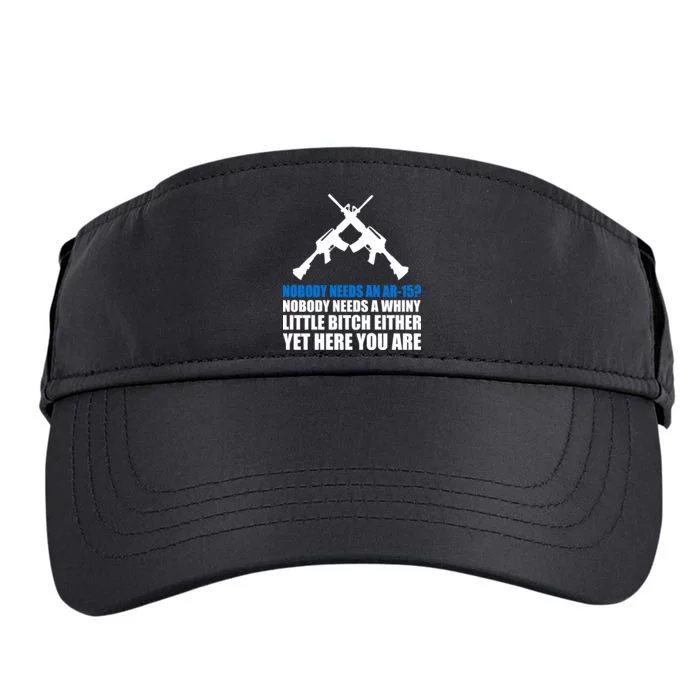 Nobody Needs An AR-15 Rifle Pro Gun Rights Adult Drive Performance Visor