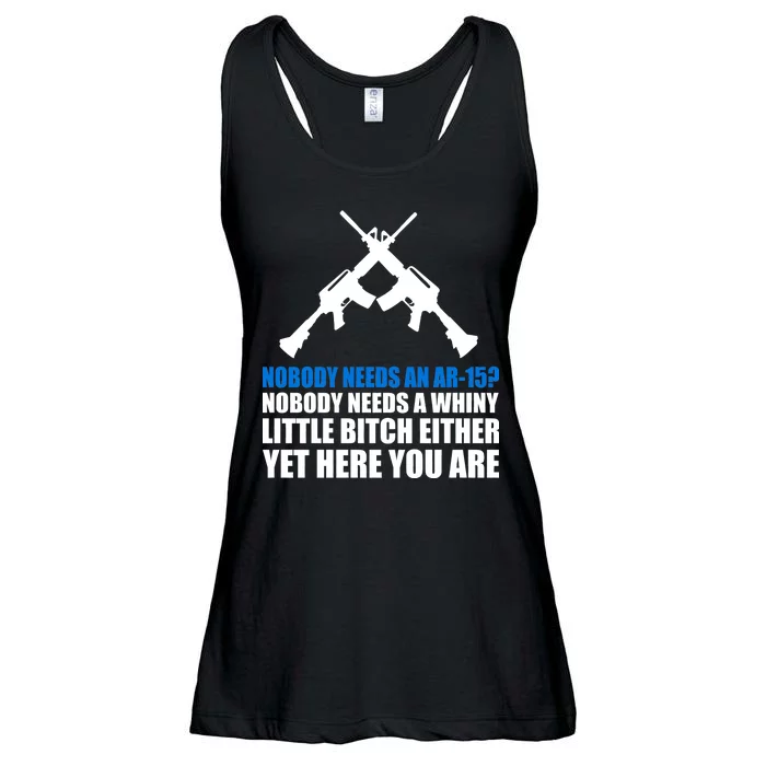 Nobody Needs An AR-15 Rifle Pro Gun Rights Ladies Essential Flowy Tank