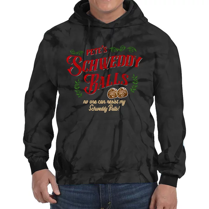 No One Can Resist My Schweddy Balls! Funny Christmas Design Tie Dye Hoodie