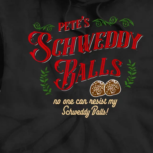 No One Can Resist My Schweddy Balls! Funny Christmas Design Tie Dye Hoodie