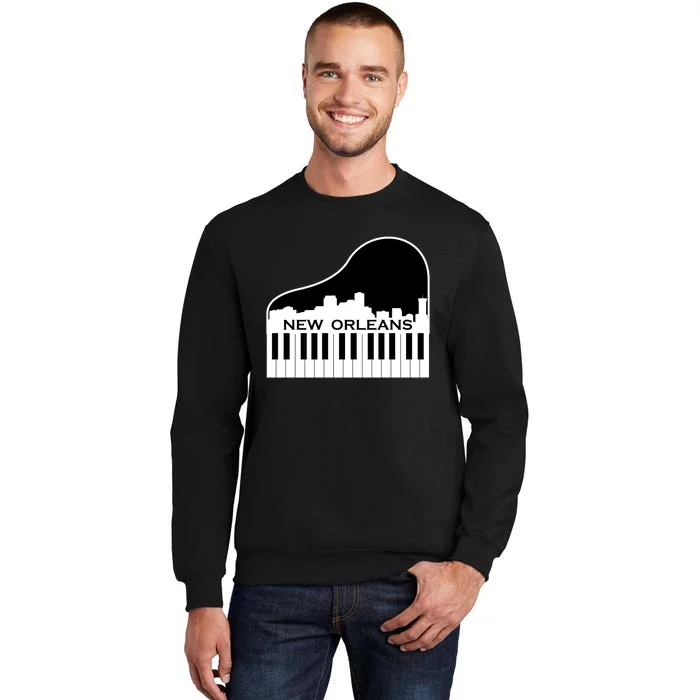 New Orleans Cool Piano Skyline Sweatshirt