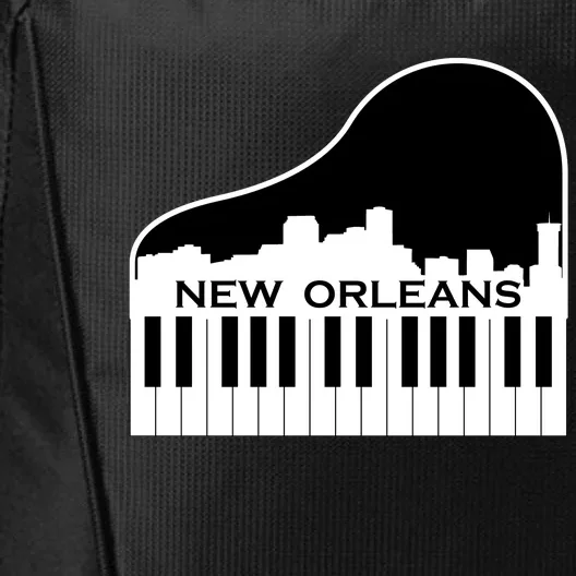 New Orleans Cool Piano Skyline City Backpack