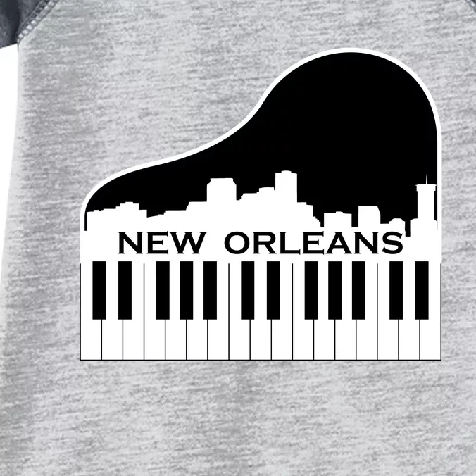 New Orleans Cool Piano Skyline Infant Baby Jersey Bodysuit