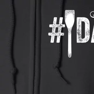 Number One Cooking Dad For Fathers Day #1 Daddy Full Zip Hoodie