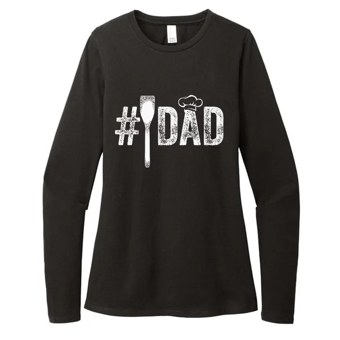 Number One Cooking Dad for Fathers Day 1 Daddy Womens CVC Long Sleeve Shirt