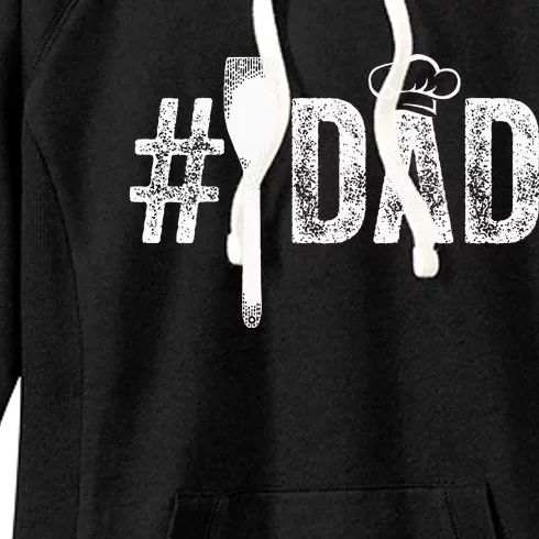 Number One Cooking Dad for Fathers Day 1 Daddy Women's Fleece Hoodie