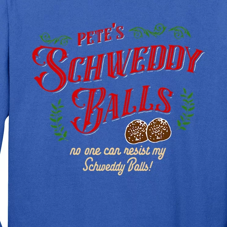 No One Can Resist my Schweddy Balls! Funny Christmas Design Long Sleeve Shirt