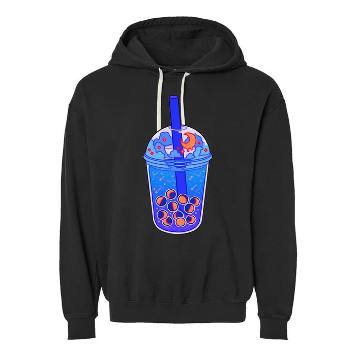 Nocturn Boba Tea Garment-Dyed Fleece Hoodie