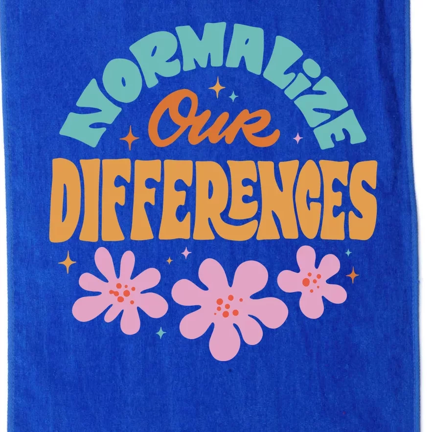 Normalize Our Differences Platinum Collection Golf Towel