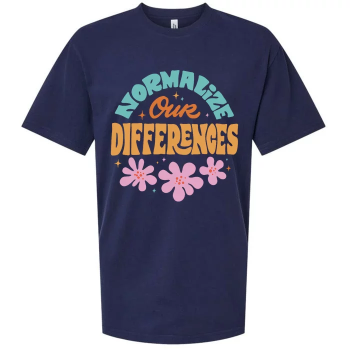 Normalize Our Differences Sueded Cloud Jersey T-Shirt