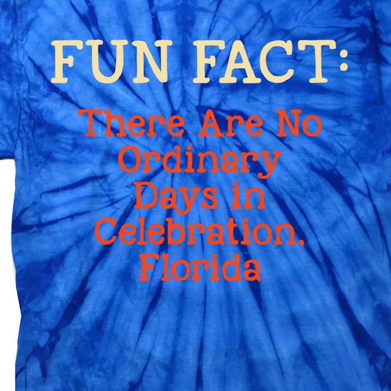 No Ordinary Days In Celebration Florida Pun Fl Joke Gift Tie-Dye T-Shirt