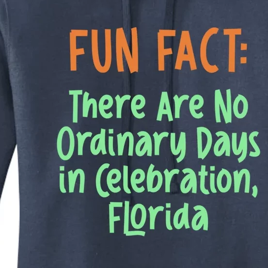 No Ordinary Days In Celebration Florida Pun Fl Joke Gift Women's Pullover Hoodie