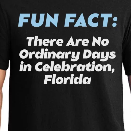 No Ordinary Days In Celebration Florida Pun Fl Joke Meaningful Gift Pajama Set