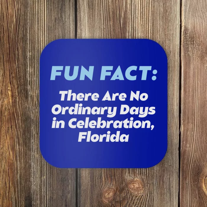 No Ordinary Days In Celebration Florida Pun Fl Joke Meaningful Gift Coaster