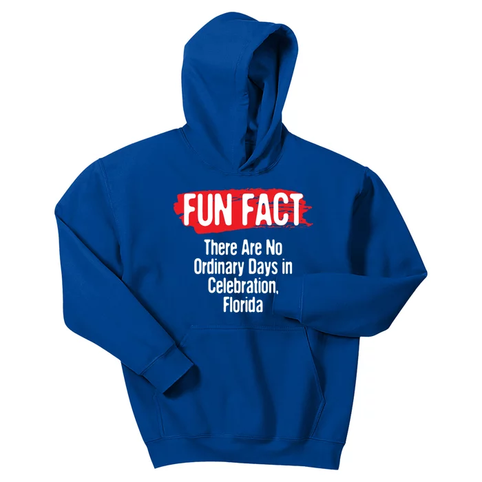 No Ordinary Days In Celebration Florida Pun Fl Joke Gift Kids Hoodie