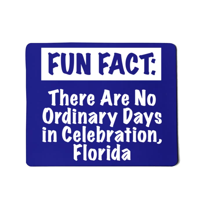 No Ordinary Days In Celebration Florida Pun Fl Joke Gift Mousepad