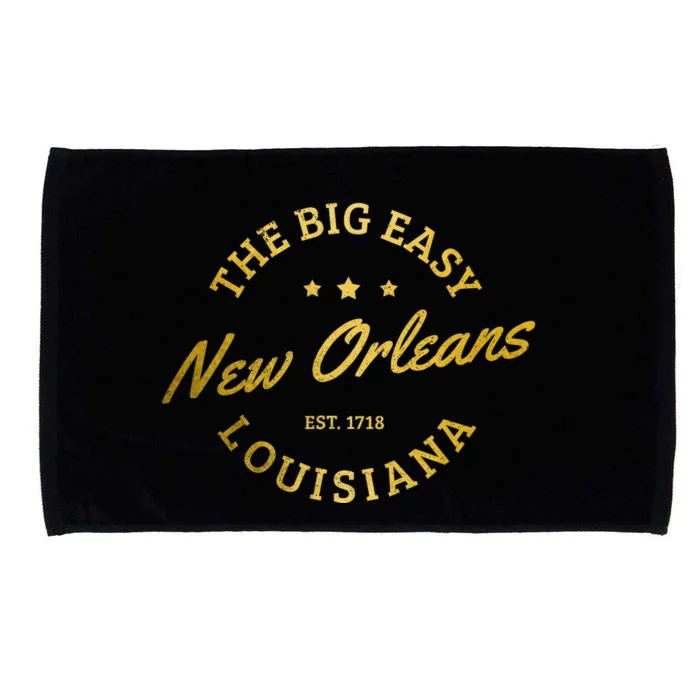 New Orleans Est. 1718 Louisiana Vintage Nola Microfiber Hand Towel