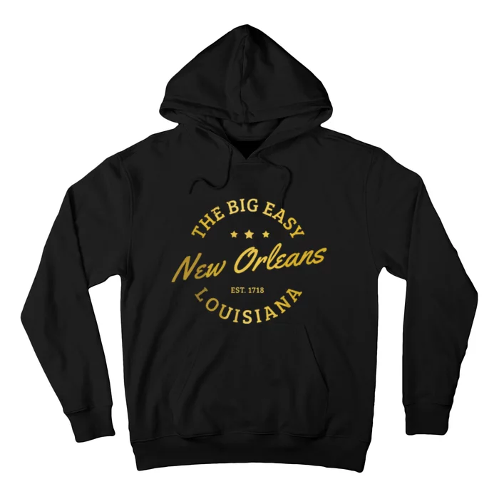 New Orleans Est 1718 Louisiana Vintage Nola Hoodie